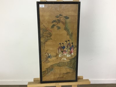 Lot 1165 - CHINESE PAINTING ON SILK