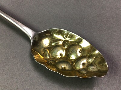 Lot 38 - GEORGE III SILVER SERVING SPOON