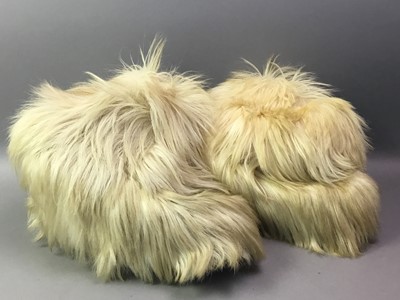 Lot 71 - PAIR OF GOAT SKIN BOOTS