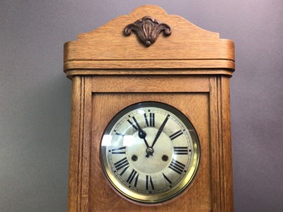 Lot 326 - OAK WALL CLOCK