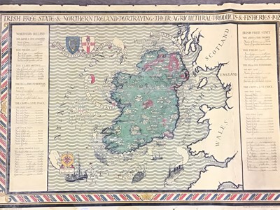 Lot 36 - MAP OF THE IRISH FREE STATE AND NORTHERN IRELAND
