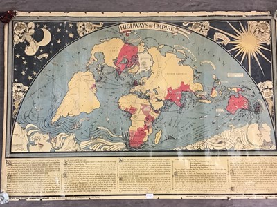 Lot 38 - MAP OF THE HIGHWAYS OF EMPIRE