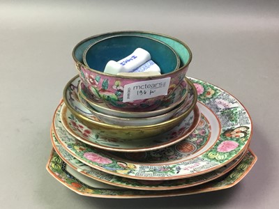 Lot 196 - THREE RESIN FIGURES OF CHINESE IMMORTALS