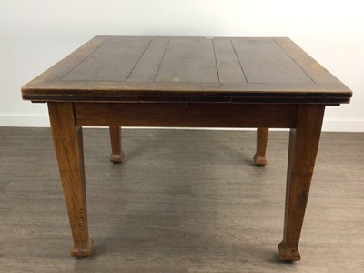 Lot 63 - OAK DRAW LEAF DINING TABLE