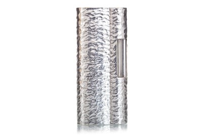 Lot 62 - DUNHILL, SILVER PLATED LIGHTED