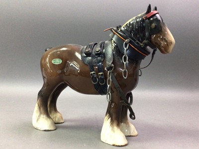 Lot 126 - BESWICK CLYDESDALE HORSE FIGURE