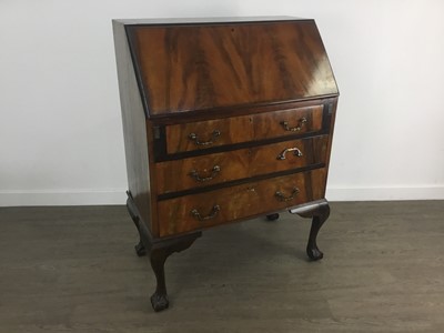 Lot 170 - MAHOGANY WRITING BUREAU