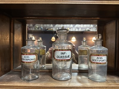 Lot 735 - COLLECTION OF APOTHECARY JARS