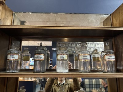 Lot 735 - COLLECTION OF APOTHECARY JARS
