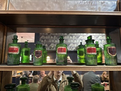 Lot 735 - COLLECTION OF APOTHECARY JARS