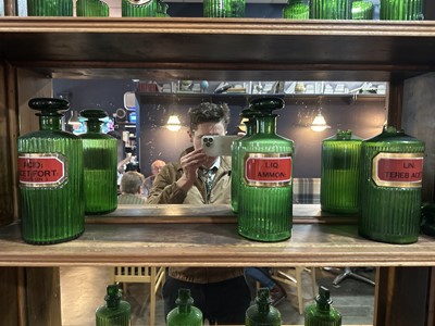 Lot 735 - COLLECTION OF APOTHECARY JARS