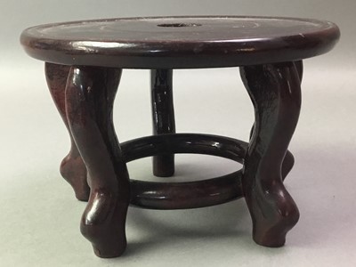 Lot 208 - COLLECTION OF CHINESE HARDWOOD STANDS