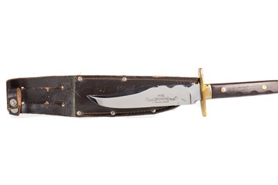 Lot 43 - GEORGE WOLSTENHOLM & SON, BOWIE KNIFE