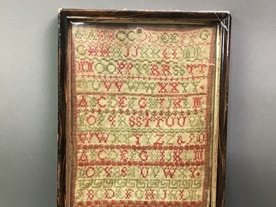 Lot 188 - 19TH CENTURY NEEDLEWORK SAMPLER