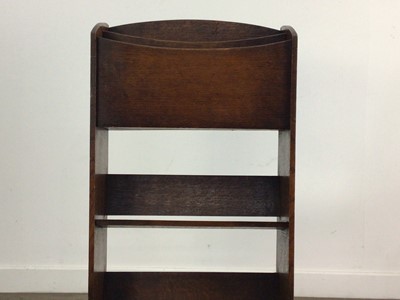 Lot 235 - OAK BOOKCASE