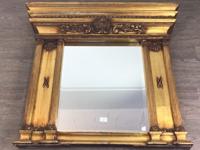 Lot 220 - BEVELLED WALL MIRROR