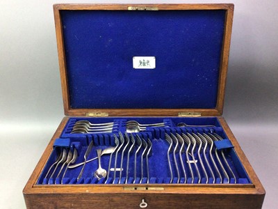 Lot 334 - SUITE OF PLATED CUTLERY