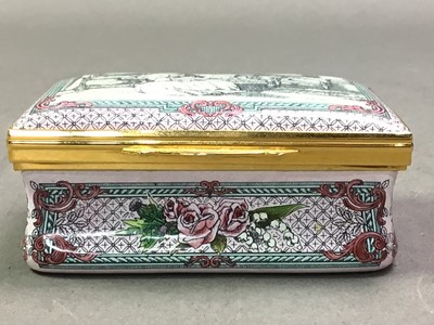 Lot 338 - COLLECTION OF HALCYON DAYS ENAMEL TRINKET BOXES