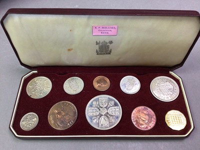 Lot 358 - 1953 CORONATION SPECIMEN TEN COIN SET