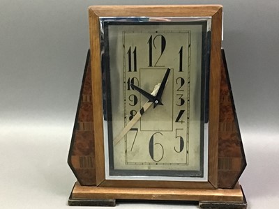 Lot 394 - ART DECO MANTEL CLOCK