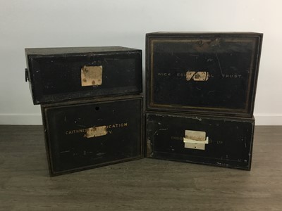 Lot 307 - SET OF BARRISTERS CHESTS