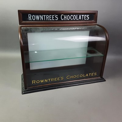 Lot 835 - ROWNTREE'S CHOCOLATES, ORIGINAL COUNTER-TOP ADVERTISING CABINET