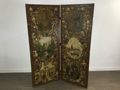 Lot 388 - FOLDING DRESSING SCREEN