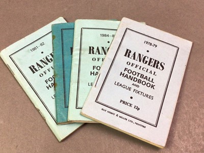 Lot 457 - RANGERS FC INTEREST, COLLECTION OF OFFICIAL FOOTBALL HANDBOOKS