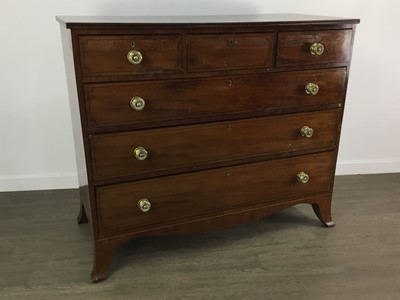 Lot 319 - GEORGIAN MAHOGANY CHEST