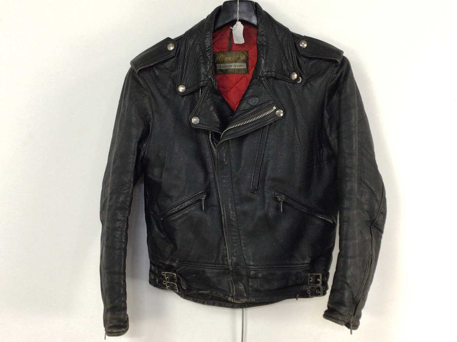 Lot 526 - MASCOT BLACK LEATHER MOTORCYCLE JACKET