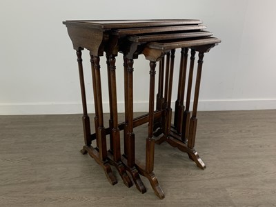 Lot 495 - REPRODUCTION NEST OF FOUR TABLES