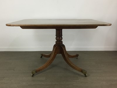 Lot 491 - VICTORIAN MAHOGANY TILT TOP DINING TABLE