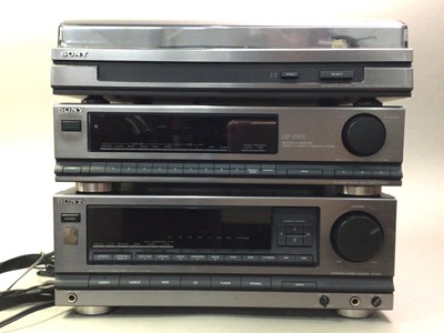 Lot 599 - SONY STEREO SYSTEM