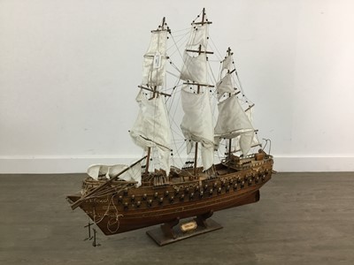 Lot 604 - MODEL GALLEON