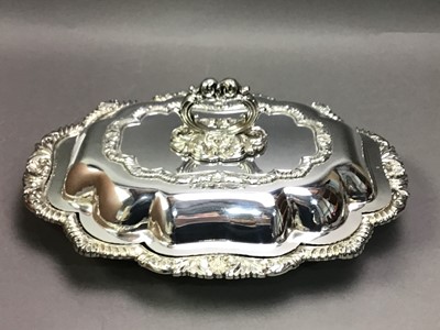 Lot 549 - SILVER PLATED TUREEN