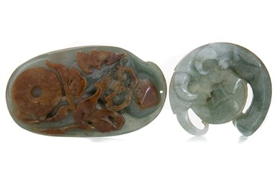 Lot 1200 - CHINESE JADE PEBBLE