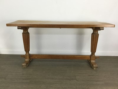 Lot 570 - LIMEWOOD LIBRARY TABLE