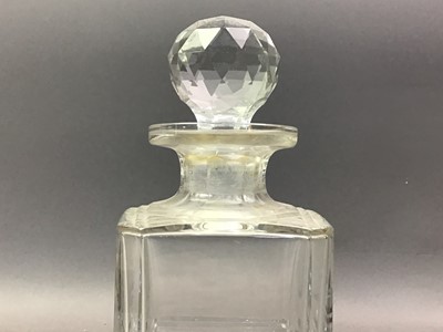 Lot 563 - CRYSTAL DECANTER WITH STOPPER