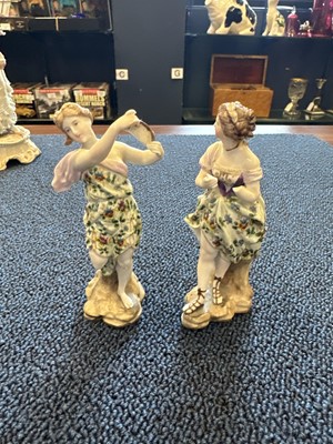 Lot 743 - COLLECTION OF CONTINENTAL PORCELAIN FIGURES