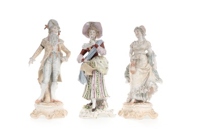 Lot 743 - COLLECTION OF CONTINENTAL PORCELAIN FIGURES