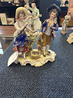 Lot 743 - COLLECTION OF CONTINENTAL PORCELAIN FIGURES