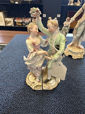 Lot 743 - COLLECTION OF CONTINENTAL PORCELAIN FIGURES