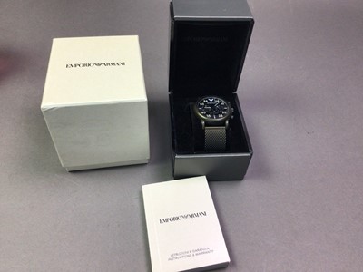 Lot 663 - EMPORIO ARMANI WRIST WATCH