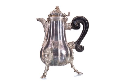 Lot 159 - RARE MALTESE SILVER COFFEE POT