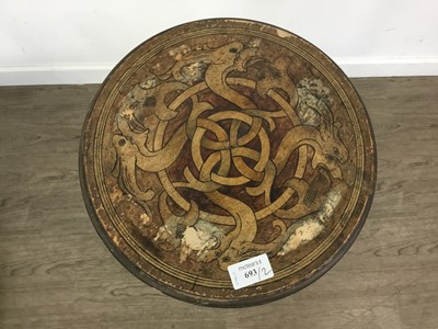 Lot 693 - ARTS & CRAFTS CIRCULAR OCCASIONAL TABLE