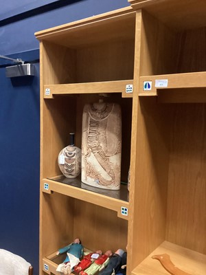 Lot 431 - BRUCE HAMILTON FURNITURE MAKERS OF GLASGOW, OAK WALL UNIT