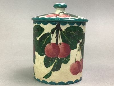 Lot 117a - WEMYSS WARE PRESERVE JAR AND COVER