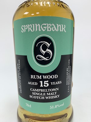 Lot 10 - SPRINGBANK 2003 15 YEAR OLD RUM WOOD