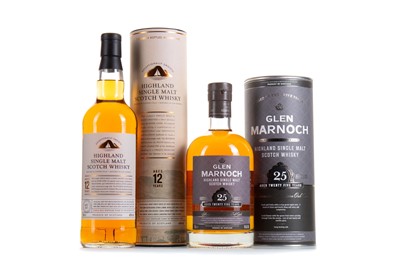 Lot 12 - GLEN MARNOCH 25 YEAR OLD AND MARKS & SPENCER 10 YEAR OLD
