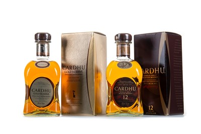 Lot 17 - CARDHU 12 YEAR OLD AND GOLD RESERVE